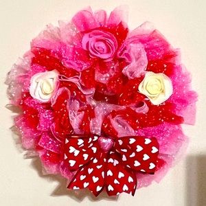 Handmade 10” Valentine’s Day Wreath